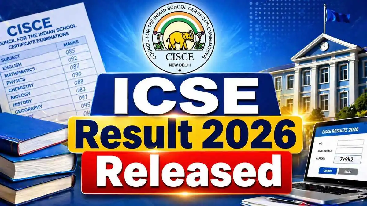 ICSE Result 2026 released on 30 April, check Class 10 and ISC 12 results by UID at cisce.org