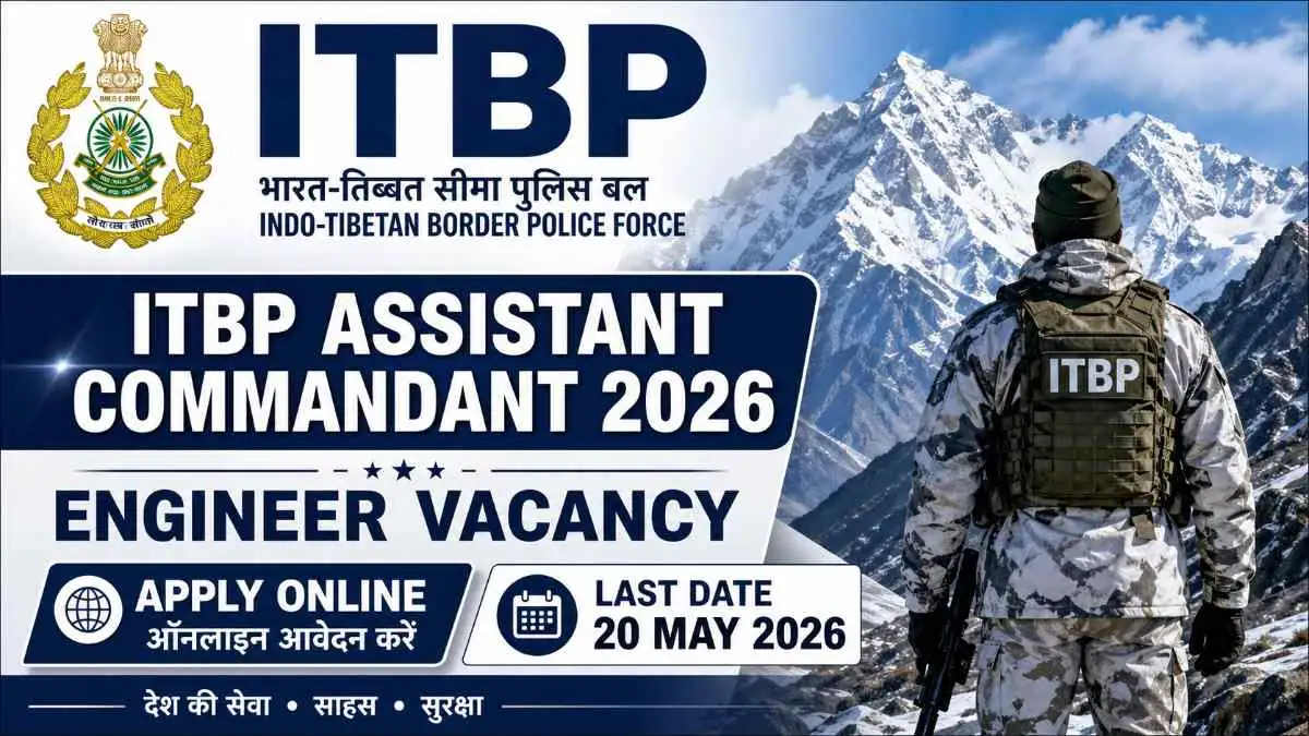 ITBP Assistant Commandant 2026