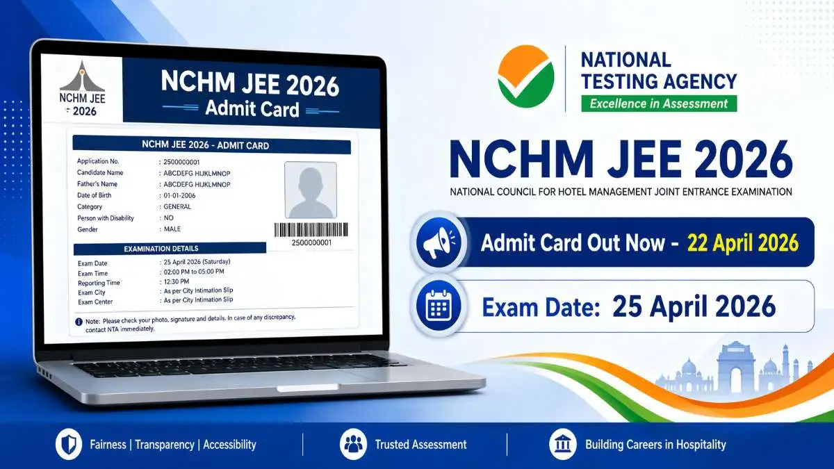NCHM JEE Admit Card 2026 - Official NTA Hall Ticket Download