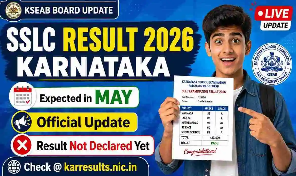 SSLC Result 2026 Karnataka expected date May, official update KSEAB result not declared yet