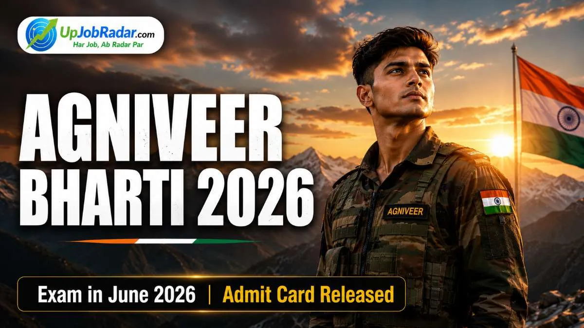 Agniveer Bharti 2026 notification, exam date June 2026 aur admit card release ki latest update
