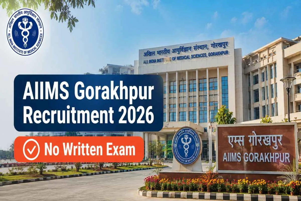 AIIMS Gorakhpur Campus - Faculty Recruitment 2026 AIIMS Gorakhpur campus and faculty recruitment 2026 for 83 posts