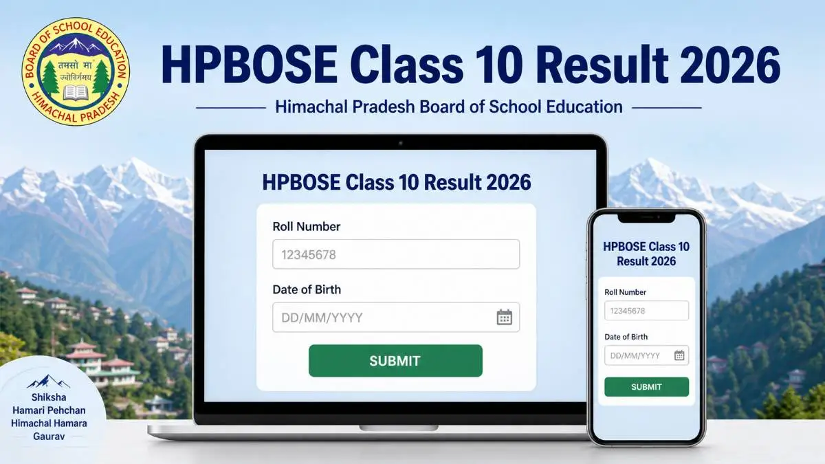 Check HPBOSE 10th result 2026 online with roll number