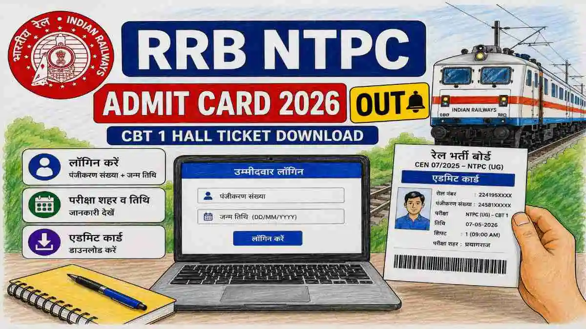 RRB NTPC Admit Card 2026