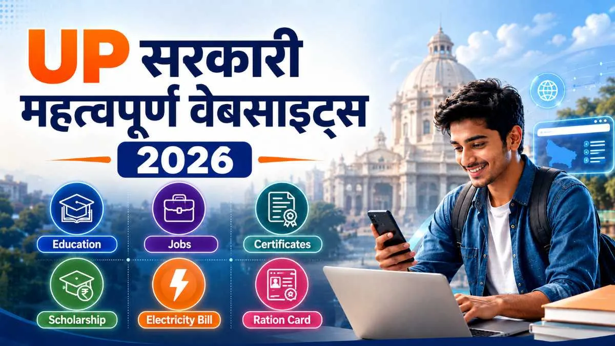 UP Government Important Websites List 2026