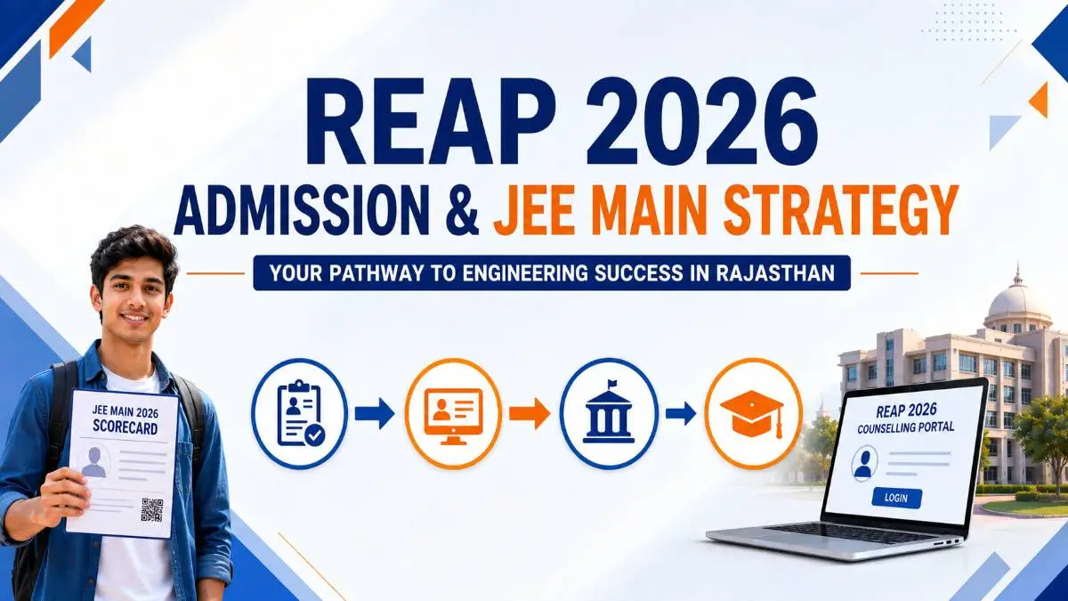 REAP 2026 Counselling Process for Rajasthan Engineering Colleges via JEE Main