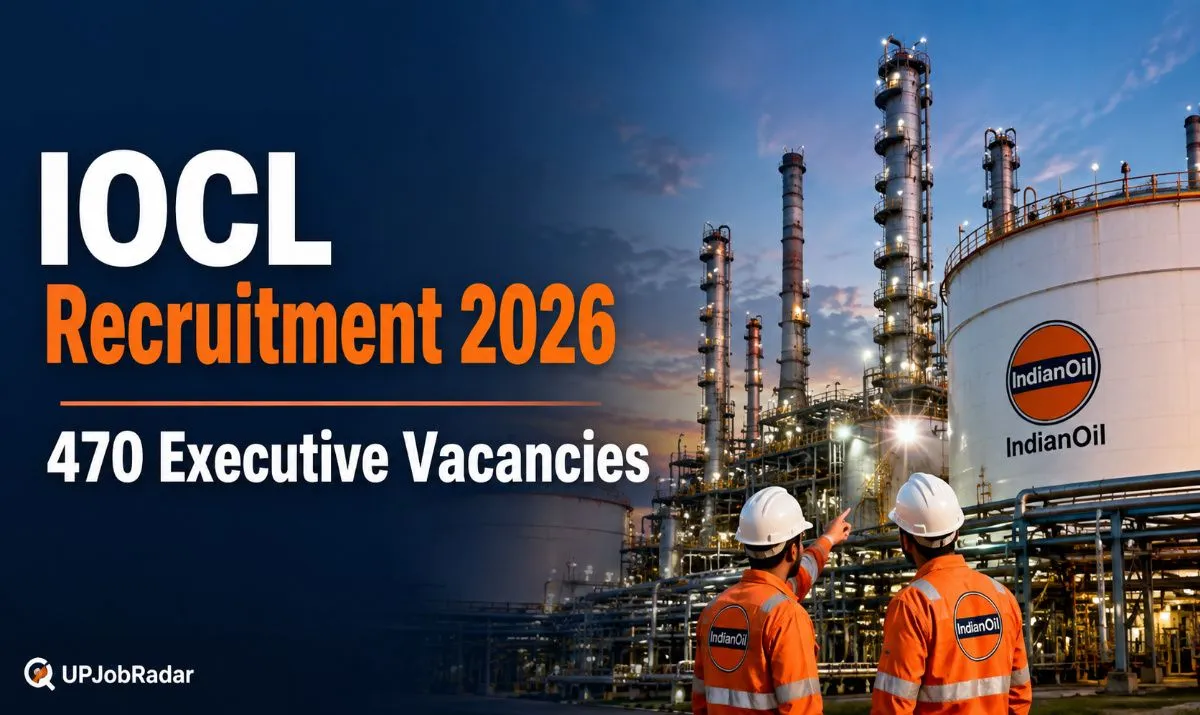 IOCL Recruitment 2026 470 Executive Vacancies