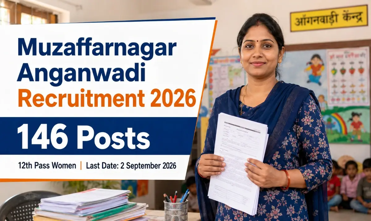 Muzaffarnagar Anganwadi Recruitment 2026 for 146 posts