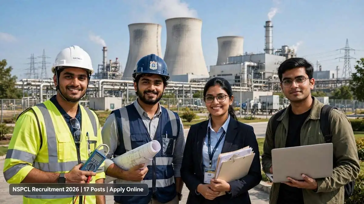 NSPCL Recruitment 2026 notification out for 17 Sr Assistant Officer and Engineer posts, last date 22 September 2026