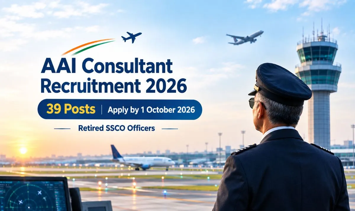 AAI Consultant Recruitment 2026 for 39 retired SSCO Officer positions