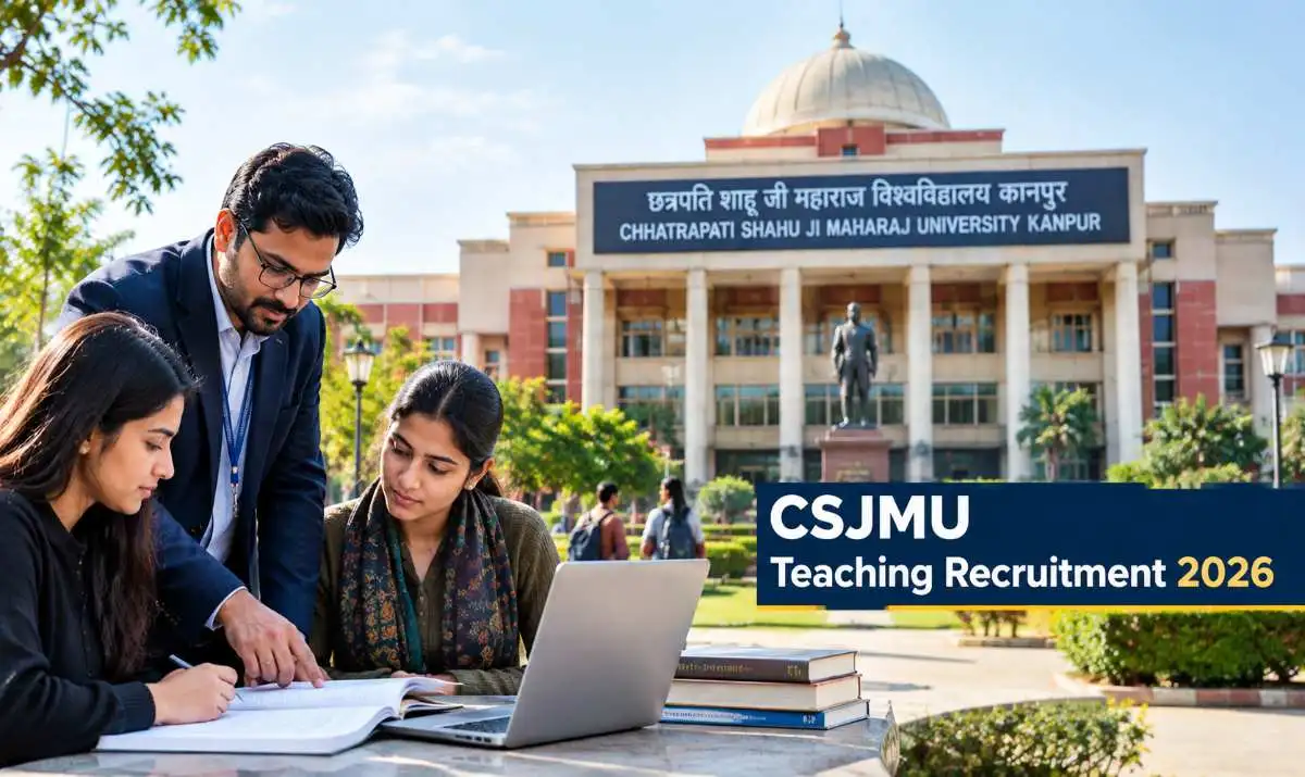 CSJMU Teaching Recruitment 2026 for Professor, Associate Professor and Assistant Professor posts