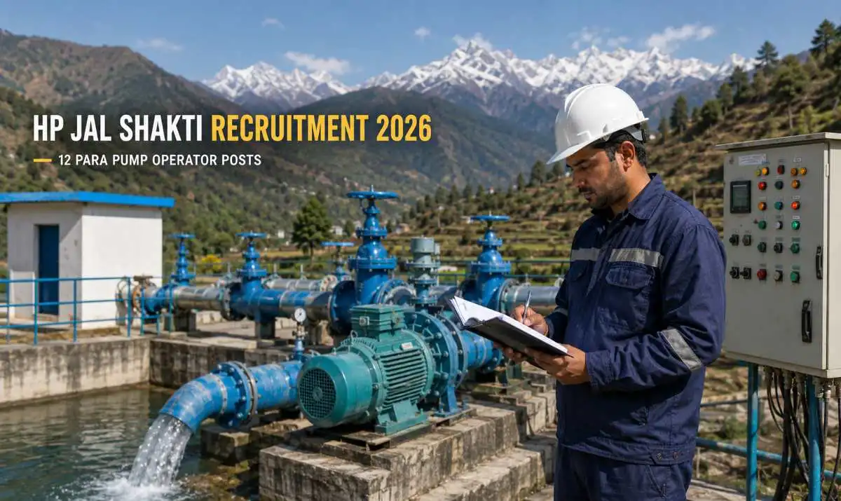 HP Jal Shakti Para Pump Operator Recruitment 2026