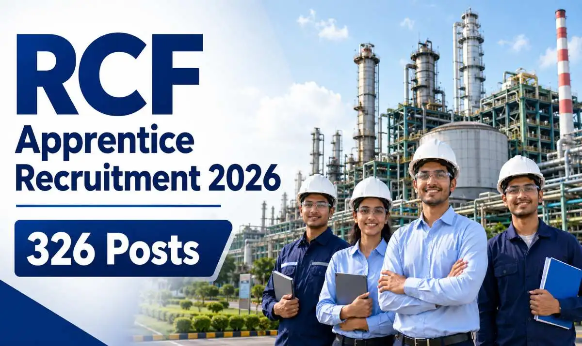 RCF Apprentice Recruitment 2026 for 326 Graduate Technician and Trade Apprentice posts
