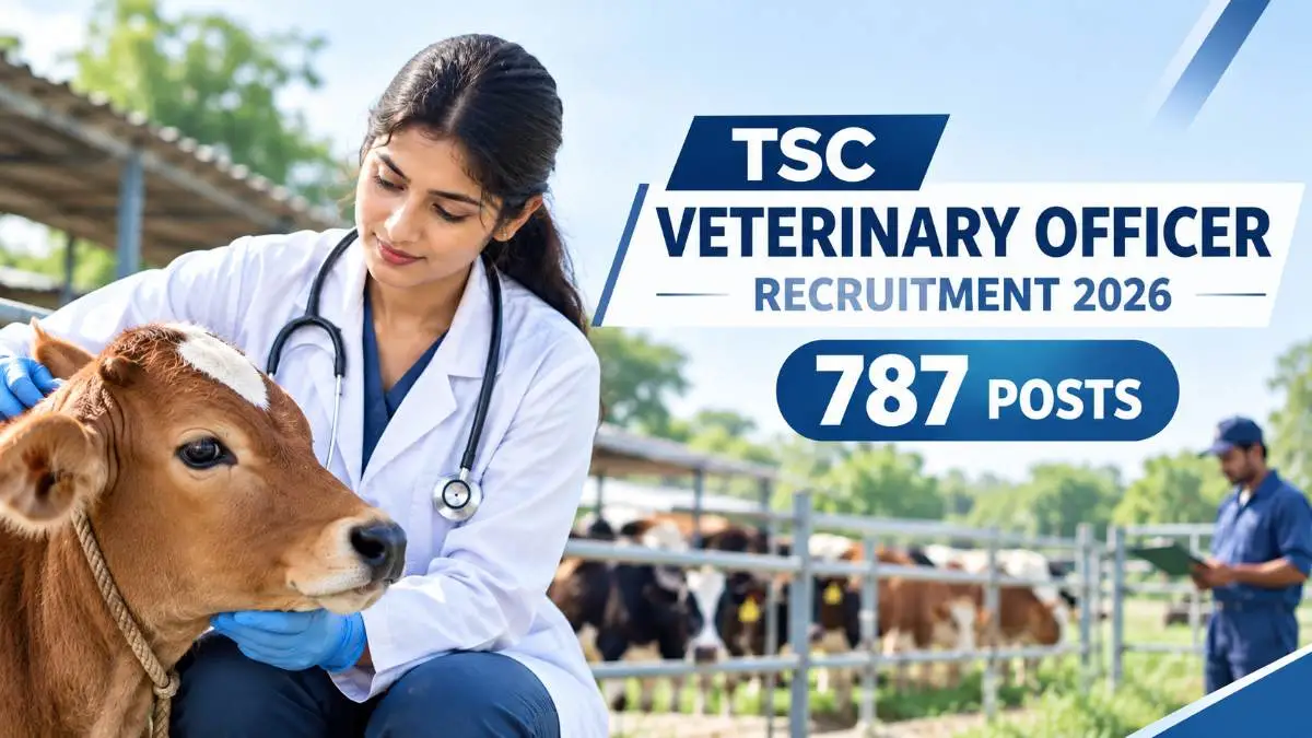 BTSC Veterinary Officer Recruitment 2026 – 787 Posts