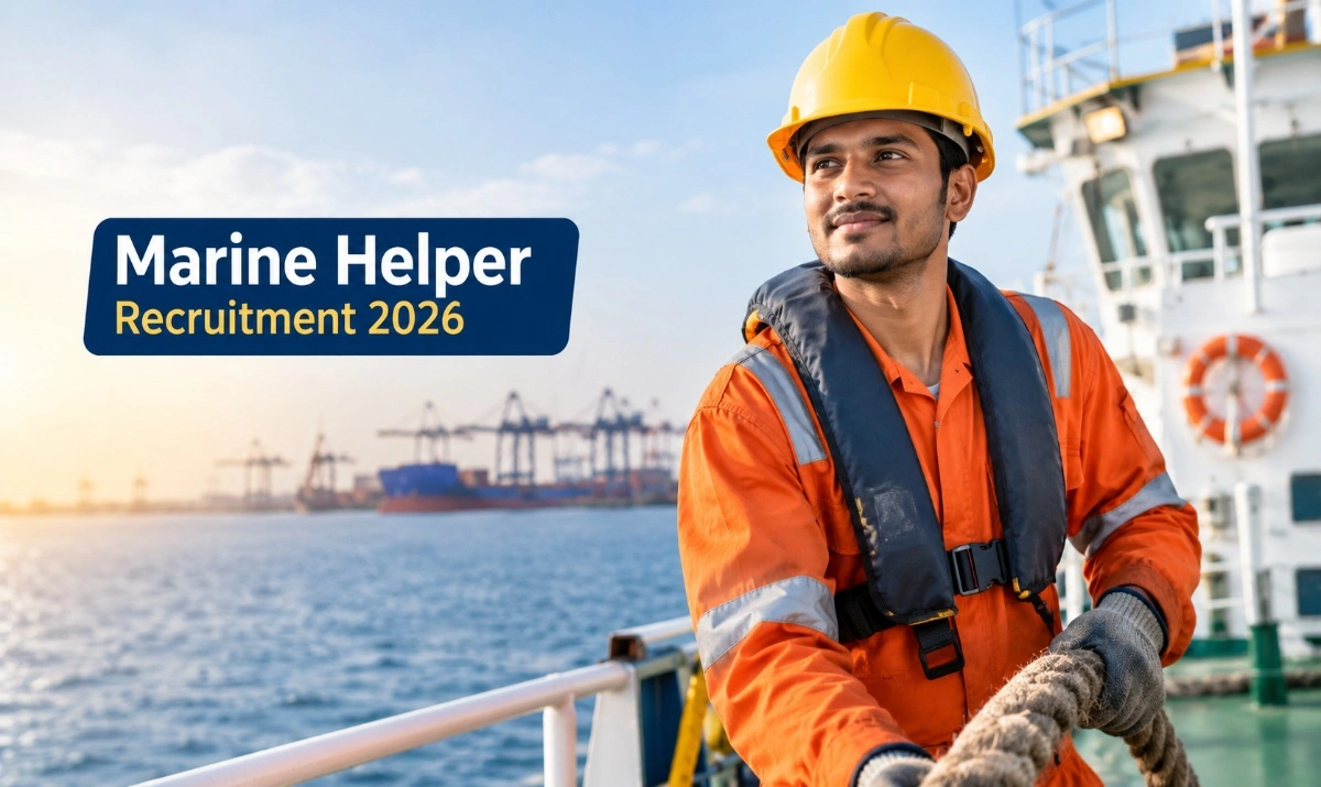Marine Helper recruitment at Deendayal Port Authority 2026 for 16 posts