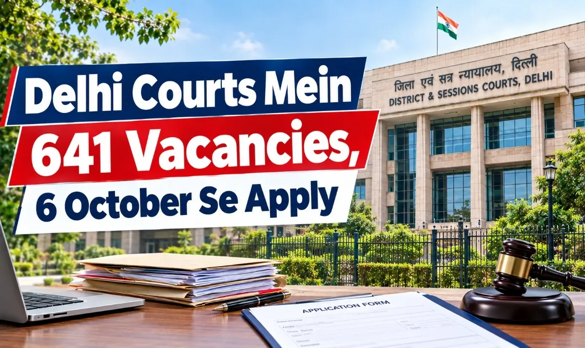 DSSSB Court Bharti 2026 me 641 posts