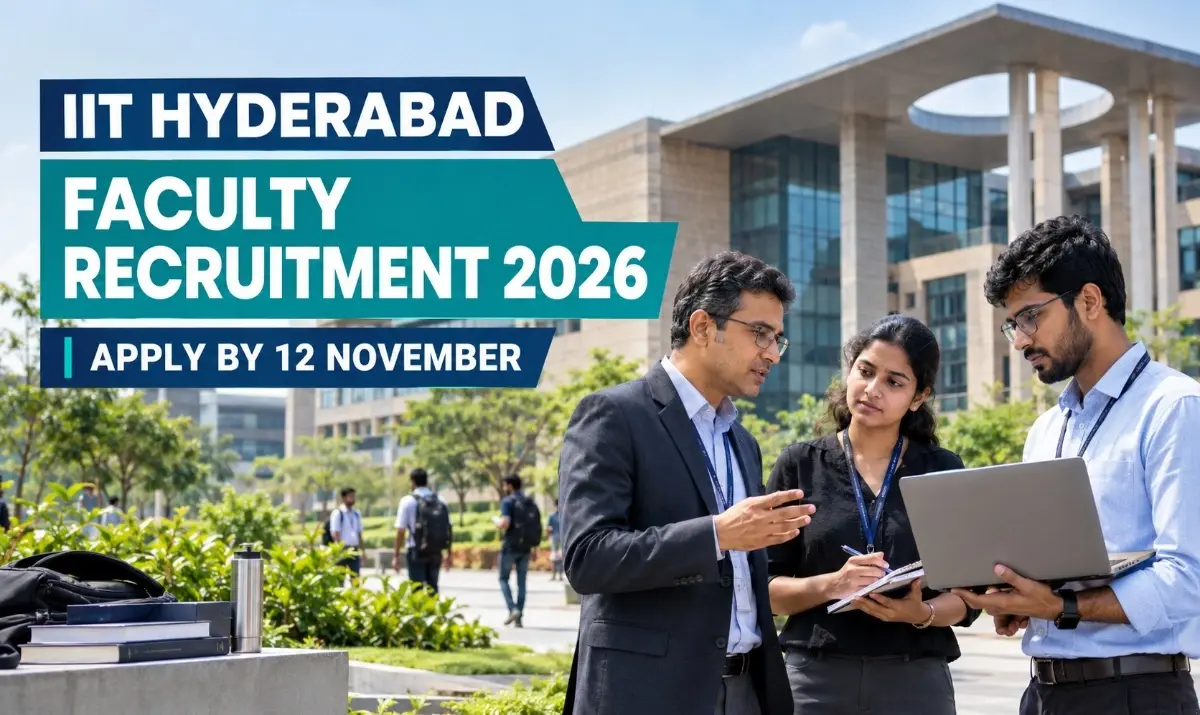IIT Hyderabad Faculty Recruitment 2026 for Assistant Professor, Associate Professor and Professor posts